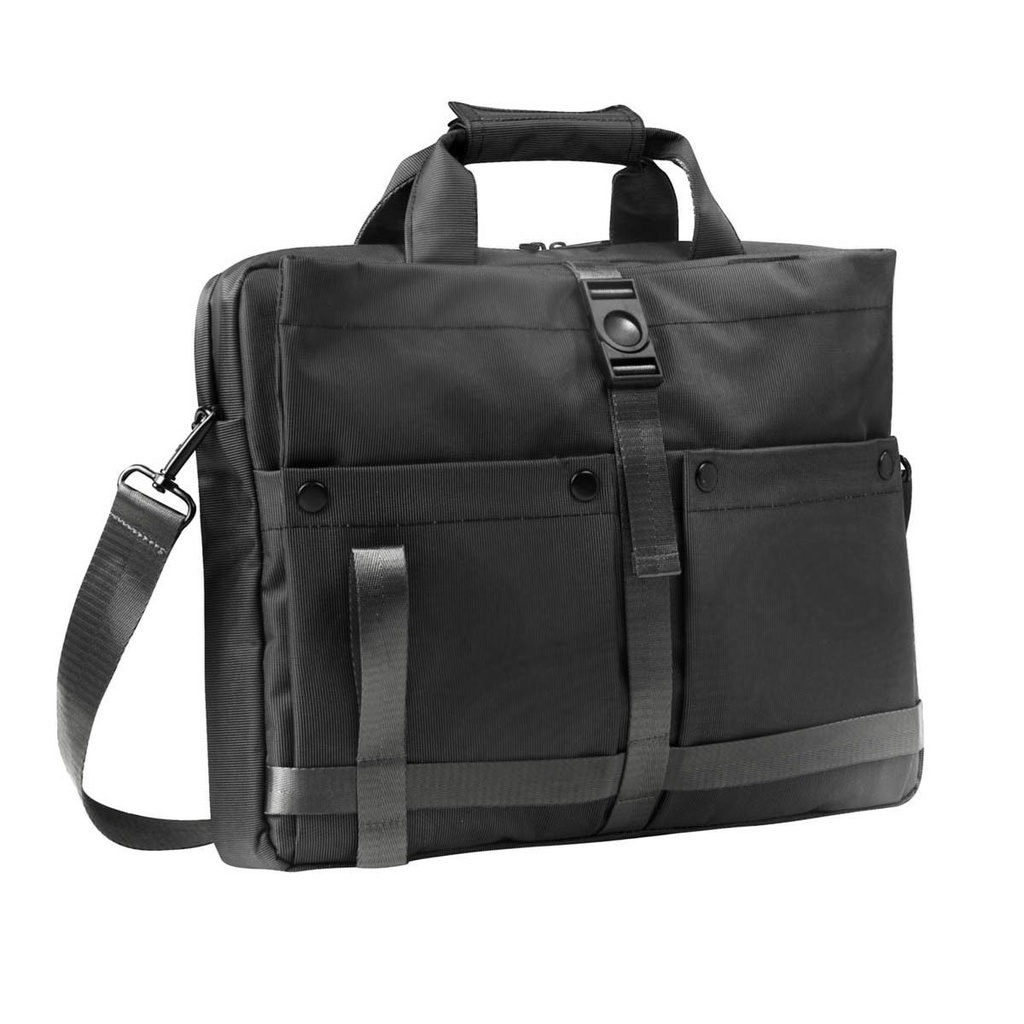 Portafolio promocional de poliéster para laptop de 15 pulgadas con compartimentos organizadores – BT-POR-0005