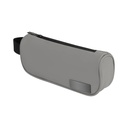 Portalápices escolar promocional de piel sintética y metal con placa grabable – BT-NIN-0041