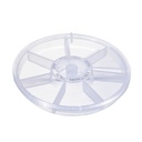 Organizador de pastillas promocional de plástico 9 cm de diámetro con 7 compartimentos – BT-SAL-0011