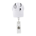 Porta credencial promocional de plástico con cordón de 80 cm y clip integrado – BT-SAL-0017
