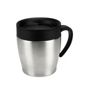 Taza promocional de acero inoxidable 11 oz con doble pared y tapa de plástico – BT-TAZ-0027