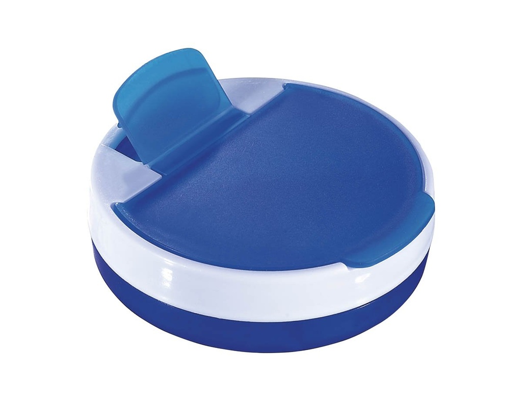 Organizador de pastillas promocional de plástico 7 cm de diámetro con 4 compartimentos – BT-SAL-0009