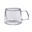 Taza promocional de vidrio borosilicato 6 oz con doble pared – BT-TAZ-0038