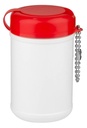 Dispensador de toallas húmedas promocional de plástico con cadena metálica – BT-SAL-0013