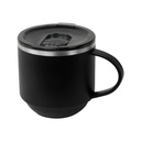 Taza promocional de acero inoxidable 330 ml con doble pared y terminado rugoso – BT-TAZ-0048