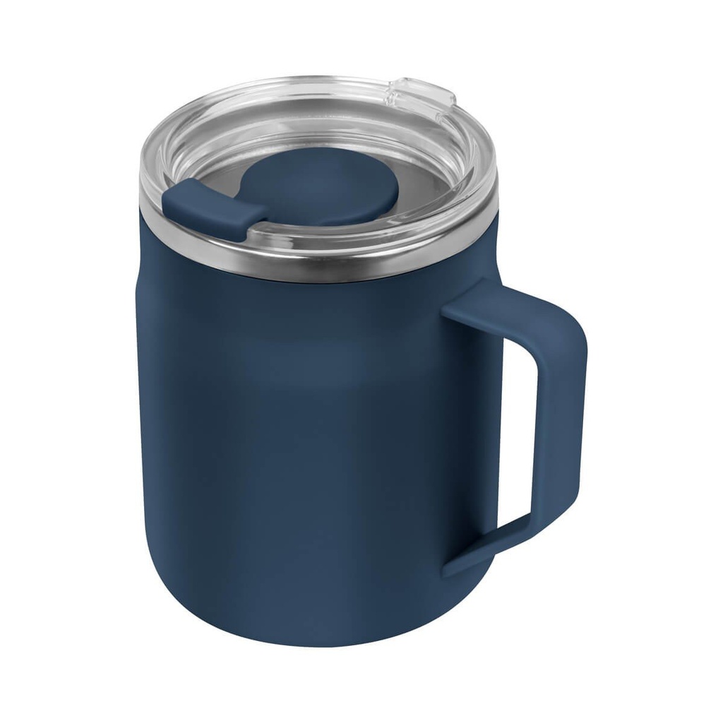 Taza promocional de acero inoxidable 450 ml con doble pared y sobretapa giratoria – BT-TAZ-0051