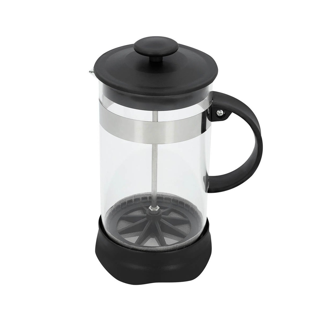 Cafetera promocional de vidrio y acero inoxidable 700 ml con émbolo para 2 tazas – BT-TEP-0015