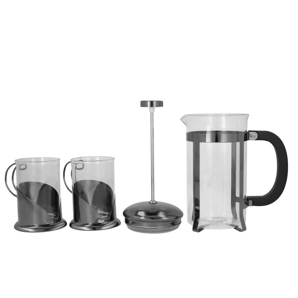 Set promocional de prensa francesa y tazas 700 ml con caja de regalo – BT-TEP-0017