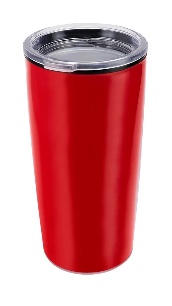 Termo promocional de plástico 650 ml con doble pared y tapa con ranura – BT-TEP-0010