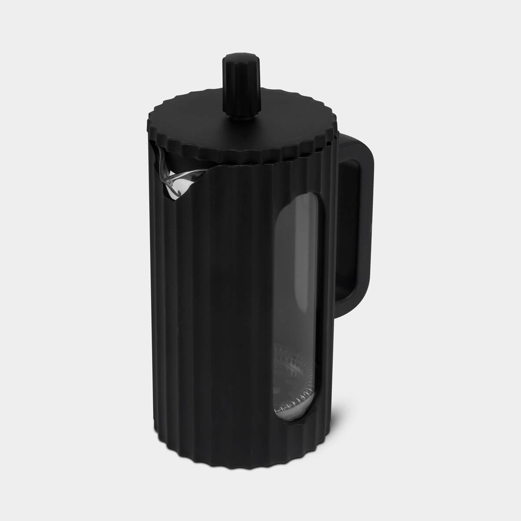 Cafetera de émbolo promocional de vidrio y plástico 600 ml con filtro de acero inoxidable – BT-TEP-0042