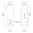 Termo promocional de acero inoxidable 750 ml con placa para grabado láser – BT-TEM-0014