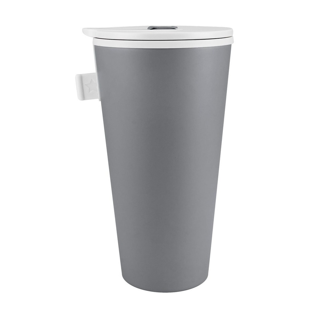 Termo promocional de acero inoxidable 600 ml con doble pared y popote integrado – BT-TEM-0021