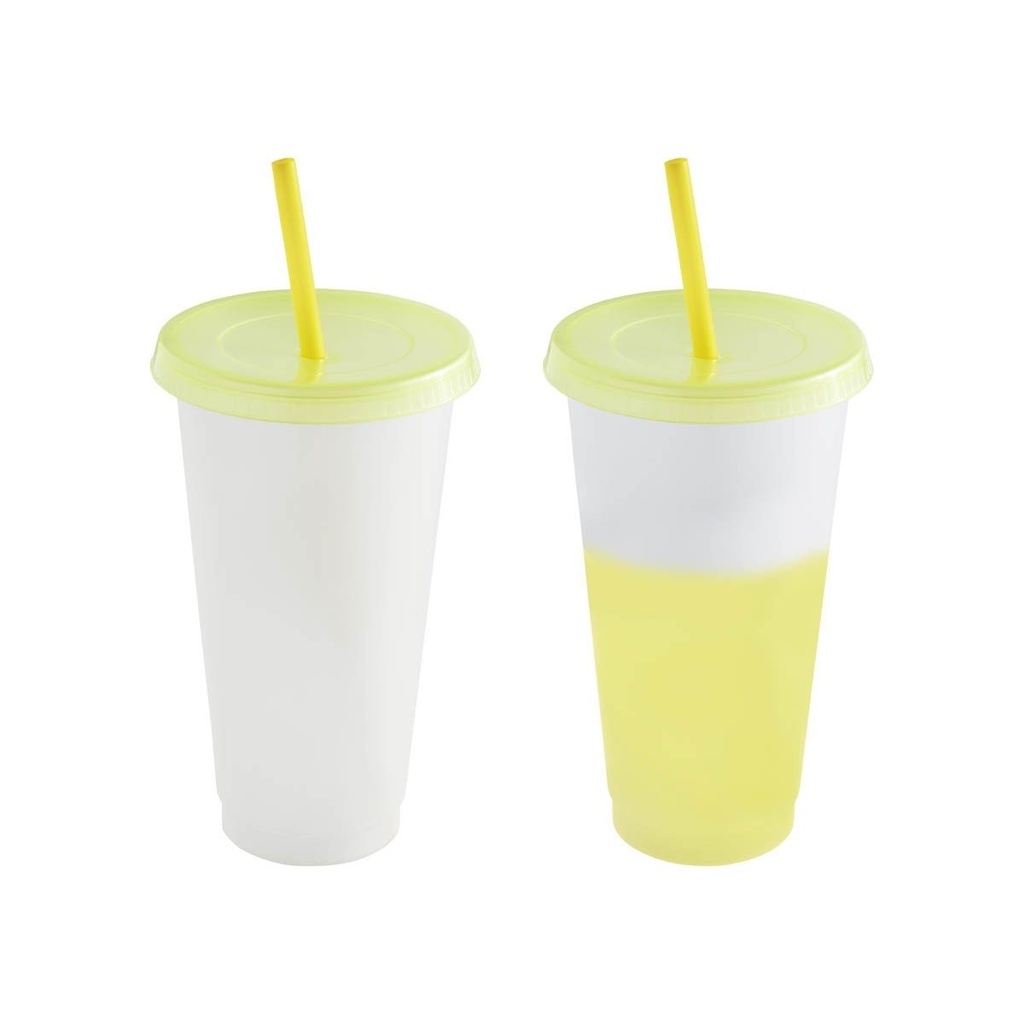 Vaso promocional de plástico 800 ml que cambia de color con bebidas frías – BT-TEP-0030