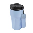 Termo promocional de acero inoxidable 450 ml con acabado powder y asa de poliéster – BT-TEM-0067