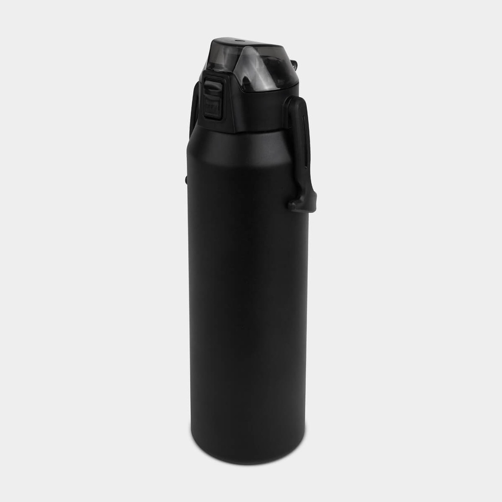 Termo promocional de acero inoxidable 1.7 L con asa plegable y soporte para smartphone – BT-TEM-0095
