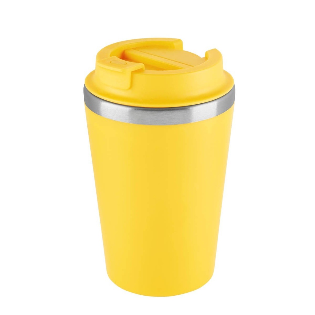 Termo promocional de acero inoxidable 400 ml con cierre hermético y sobretapa push – BT-TEM-0068