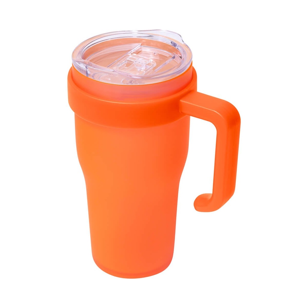 Termo promocional de plástico 600 ml con cierre push y válvula de seguridad – BT-TEP-0040