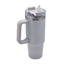 Termo promocional de acero inoxidable 850 ml con tapa giratoria y popote incluido – BT-TEM-0034
