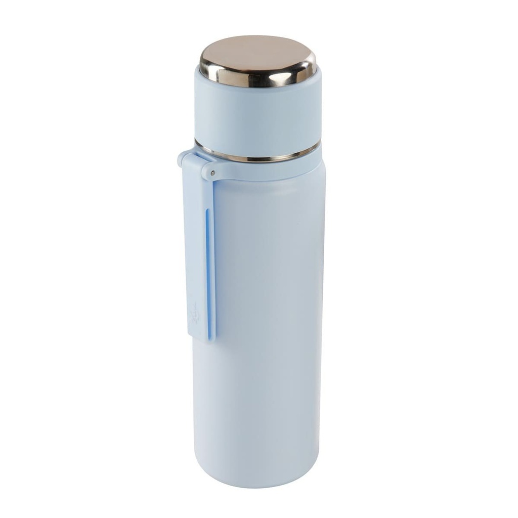 Termo promocional de acero inoxidable 500 ml con asa de silicón y botón de seguridad – BT-TEM-0073