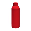 Termo promocional de acero inoxidable 520 ml con acabado tipo hule y tapa de rosca – BT-TEM-0037