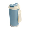 Termo promocional de acero inoxidable 520 ml con popote plegable y asa lateral – BT-TEM-0077