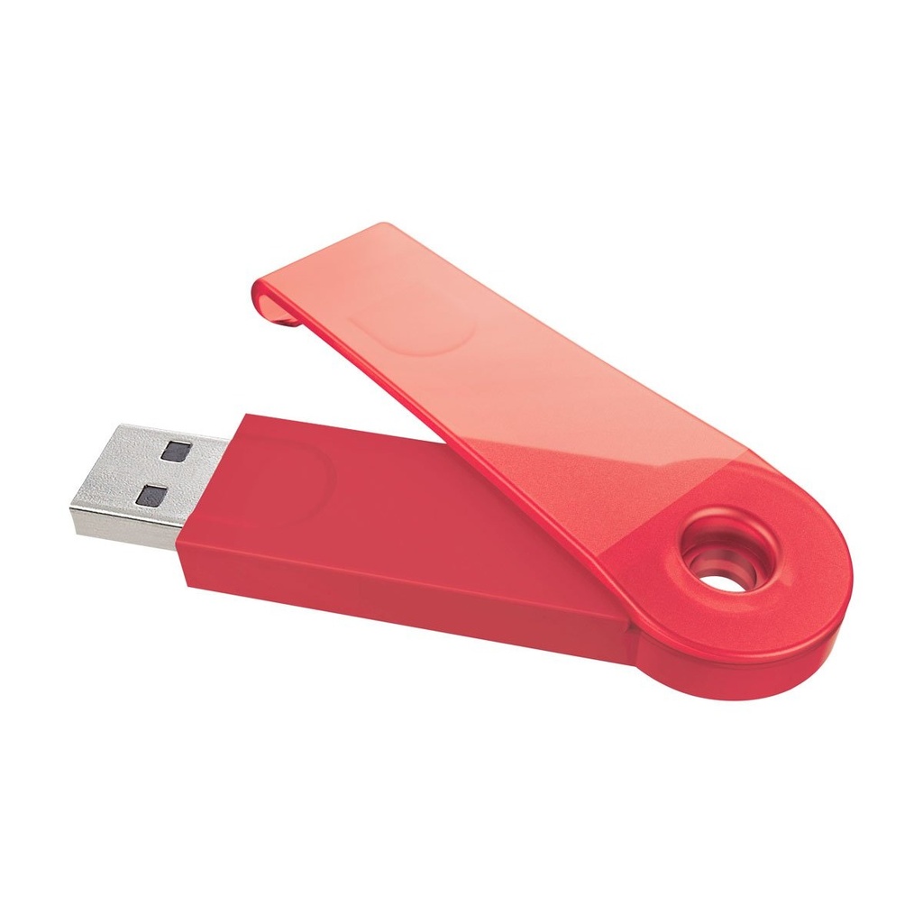 Memoria USB promocional de plástico 16 GB con caja individual – BT-USB-0004