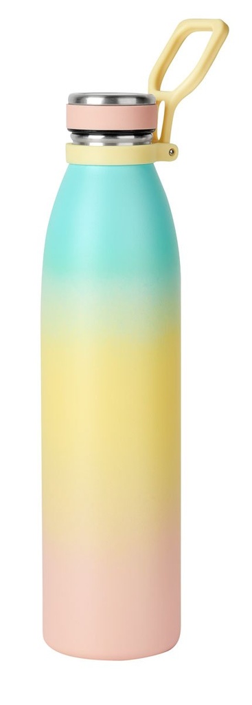 Termo promocional de acero inoxidable 750 ml con terminado rugoso y asa plegable – BT-TEM-0044