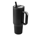 Termo promocional de acero inoxidable 1,200 ml con boquilla y popote – BT-TEM-0087
