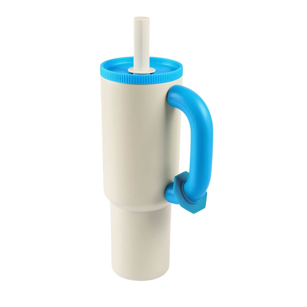 Termo promocional de acero inoxidable 1,200 ml con popote ancho y asa extra grande – BT-TEM-0088