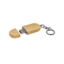 Memoria USB promocional de madera de arce y metal 16 GB con tapa imantada – BT-USB-0015