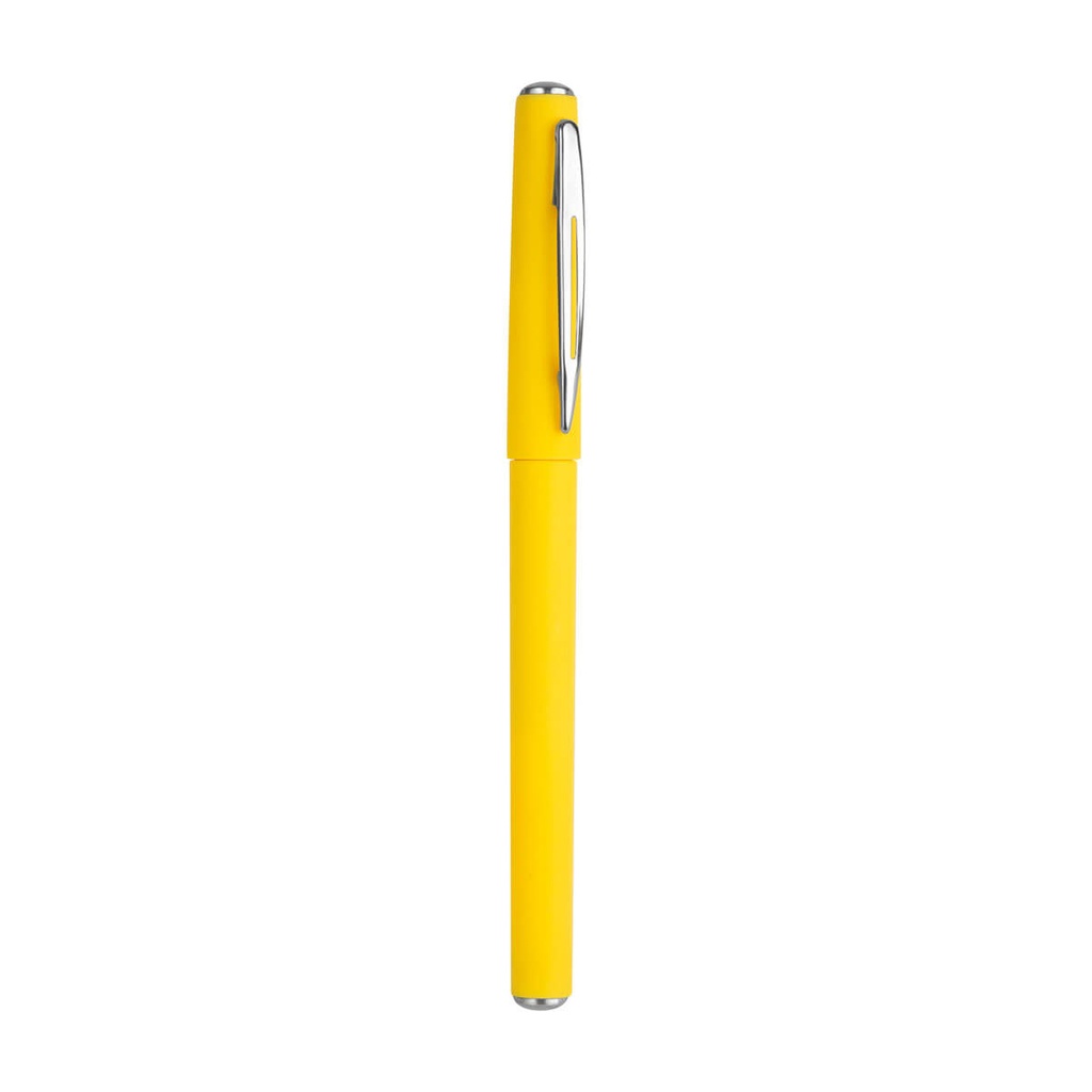 Bolígrafo promocional de plástico con clip metálico y terminado soft touch – BT-BOP-0058