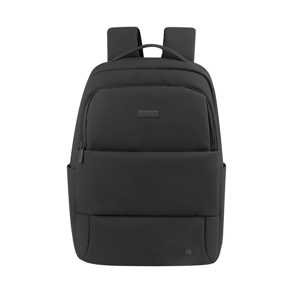 Mochila promocional de curpiel 30 x 43 x 16 cm con porta laptop de 15'' y banda para trolley – BT-MOC-0096