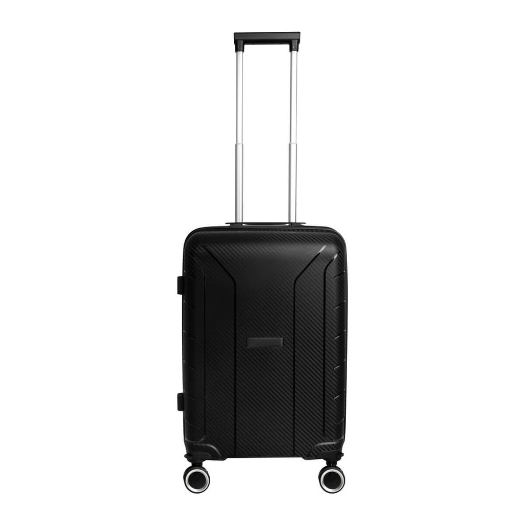 Maleta promocional de policarbonato 38 x 60 x 22 cm con candado TSA y placa grabable – BT-MAL-0040