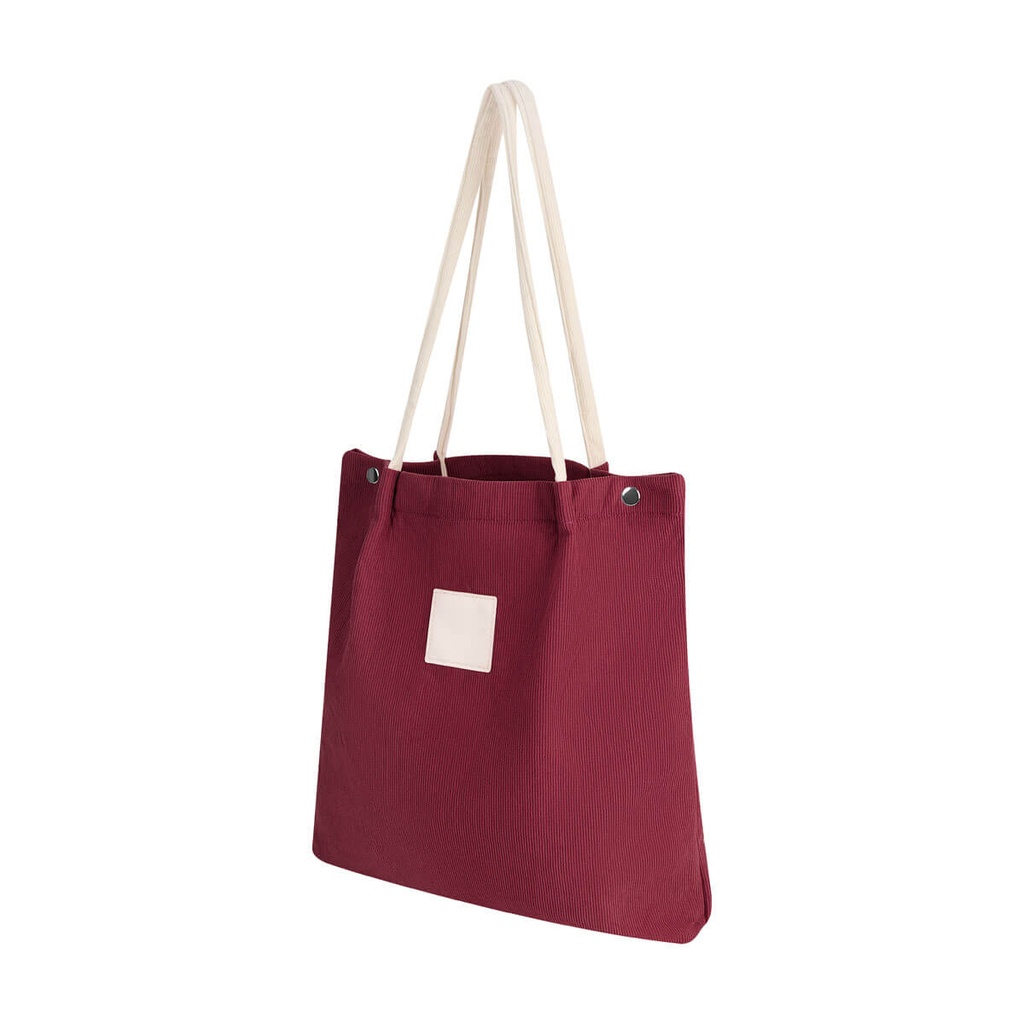 Bolsa promocional de poliéster 37 x 41 x 7.5 cm con fuelle y asas para hombro – BT-BOL-0099