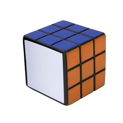 [BT-ANT-0023] Figura antiestrés promocional de poliuretano de 5.5 x 5.5 cm con una cara blanca para impresión – BT-ANT-0023