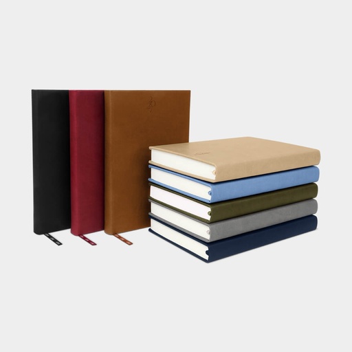 Agenda diaria 2027 promocional de curpiel de 186 hojas con caja individual – BT-AGE-0002