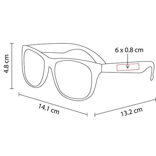 [BT-ARV-0073] Gafas de sol promocionales de plástico con protección UV 400 – BT-ARV-0073