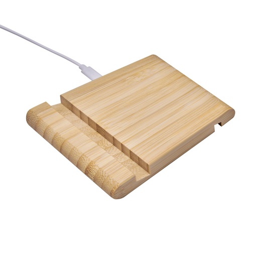 [BT-ACS-0047] Cargador promocional de bambú 5W con carga por inducción – BT-ACS-0047