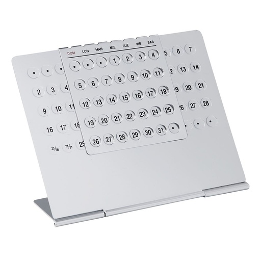 [BT-ARO-0006] Almanaque promocional perpetuo de aluminio de 10.5 x 8.9 cm – BT-ARO-0006