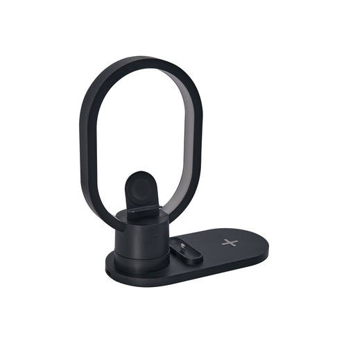 [BT-ACS-0054] Estación de carga inalámbrica promocional de plástico 15 W con base giratoria y luz nocturna – BT-ACS-0054