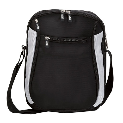 [BT-ARV-0053] Mochila promocional de poliéster con bolsa frontal y compartimento intermedio – BT-ARV-0053