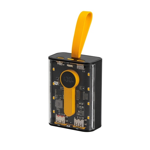 [BT-ACS-0057] Batería portátil promocional de plástico 10,000 mAh con luz LED de tres intensidades – BT-ACS-0057