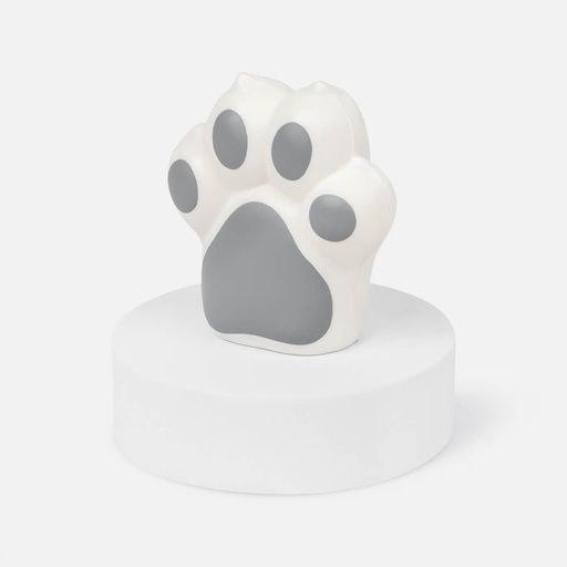 [BT-ANT-0036] Figura antiestrés promocional de PU 7.3 x 8 x 4 cm con diseño de huella de mascota – BT-ANT-0036
