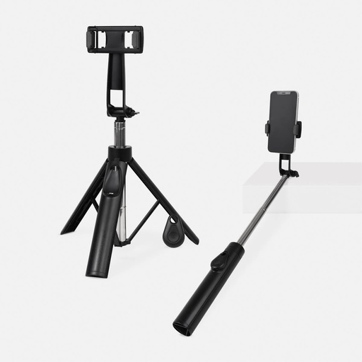 [BT-ACS-0081] Trípode extensor promocional de plástico y metal para smartphone con control Bluetooth – BT-ACS-0081