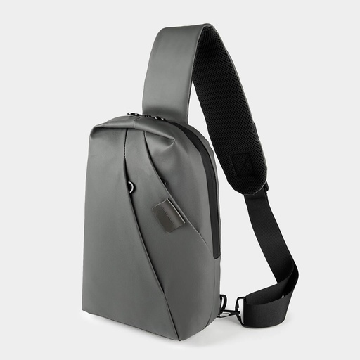 [BT-ARV-0063] Mochila promocional de curpiel y poliéster con parche decorativo y bolsas frontales – BT-ARV-0063