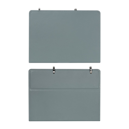 Organizador semanal promocional de curpiel con argollas metálicas y portaplumas – BT-ARO-0034