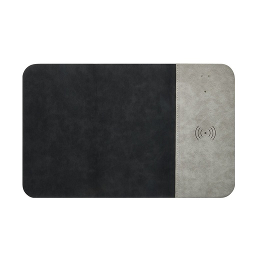 [BT-ACC-0020] Mouse pad promocional de curpiel con cargador inalámbrico de 10 W y carga rápida – BT-ACC-0020