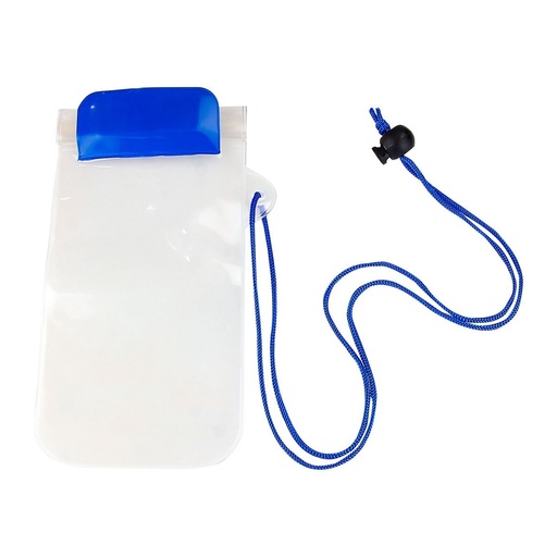 Estuche promocional de plástico para smartphone con cierre hermético y cordón – BT-ACS-0007