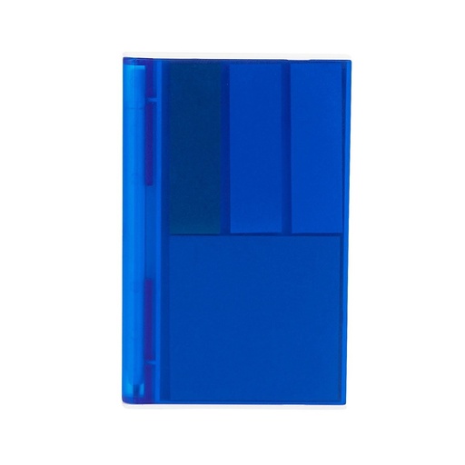 Organizador promocional de plástico con mini bolígrafo y hojas adheribles – BT-ARO-0018