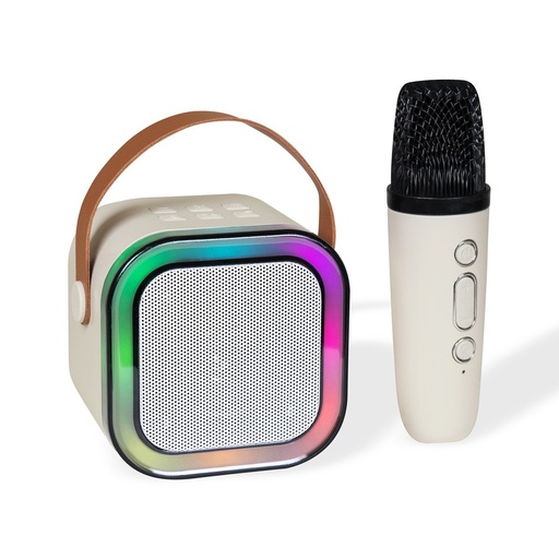 [BT-AUD-0035] Bocina promocional de plástico 800 mAh con micrófono incluido y luz LED – BT-AUD-0035